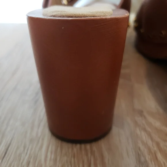 Veronica Beard Halifax leather clogs in Hazelwood womens shoes size 5.5 - Picture 10 of 16